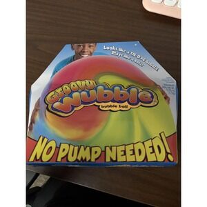 Groovy Wubble Bubble Ball Tie Dye Rainbow Toy No Pump Needed Kids 6+ NIB
